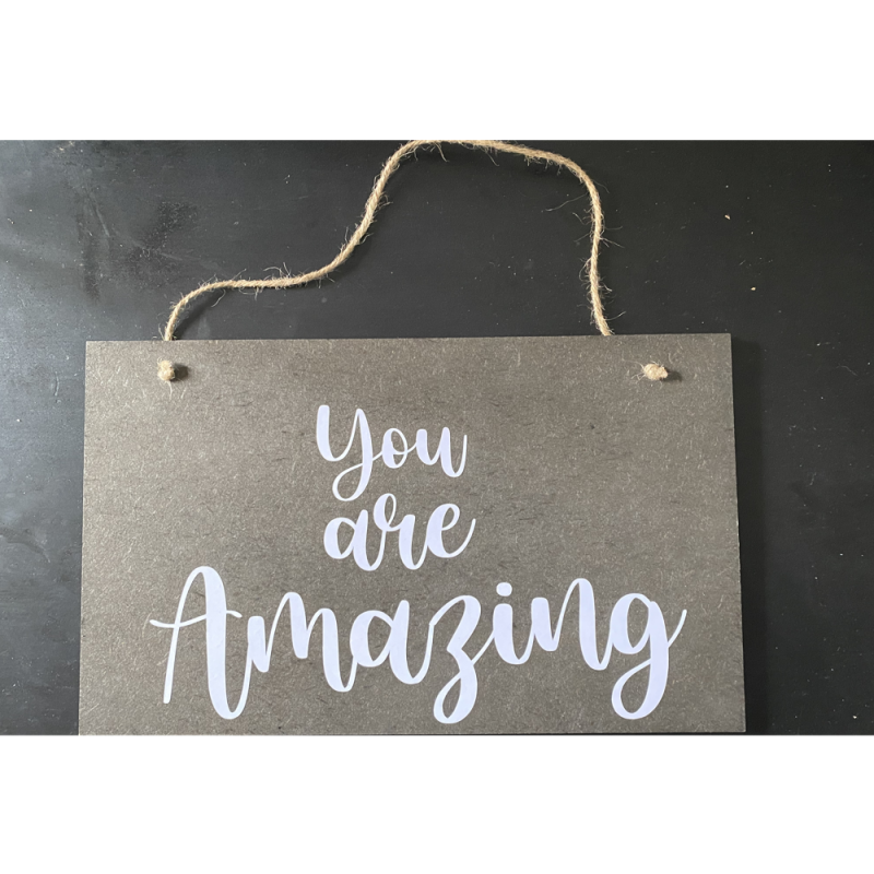 Plaque bois murale vintage You are Amazing Plaque bois murale vintage You are Amazing